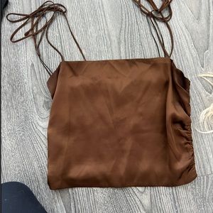 urban outfitters satin blouse